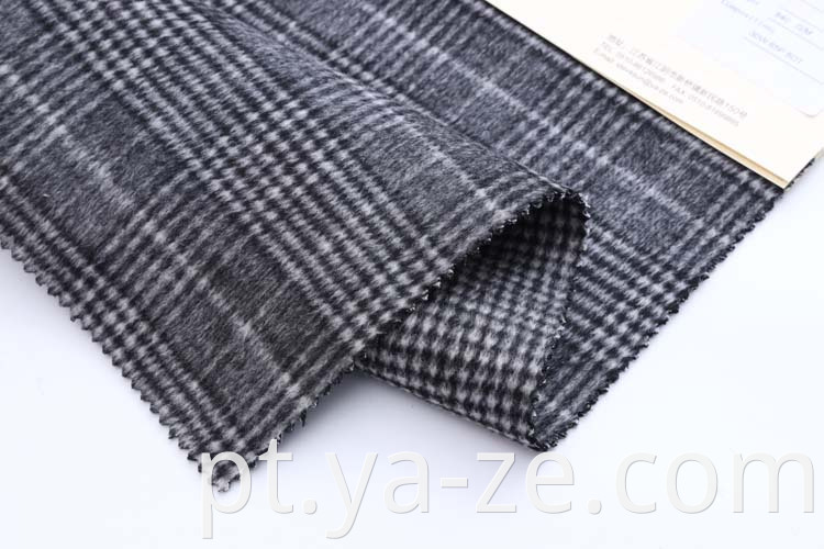 Alta qualidade de face dupla face Tweed Fabricante de lã de lã de lã de lã de lã para o sobretudo Blazer Boucle